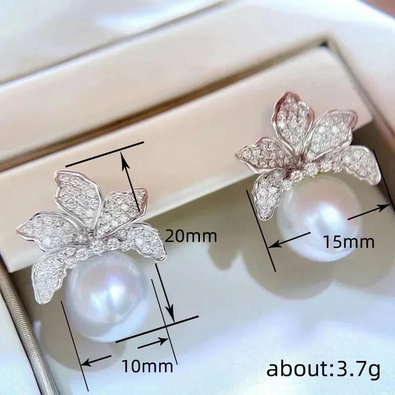 Graceful Flower Drop Earrings