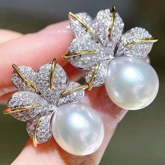 Graceful Flower Stud Earrings