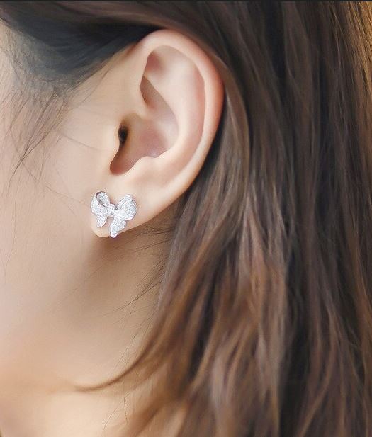 Bow Knot Stud Earrings