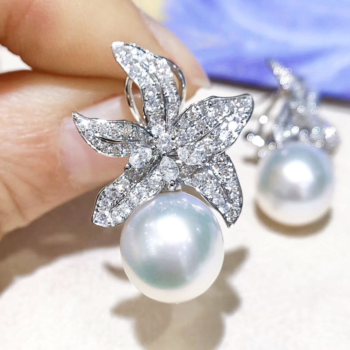 Flower Dangle Earrings