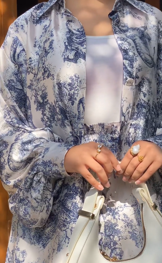 Pleated satin set - Image 2