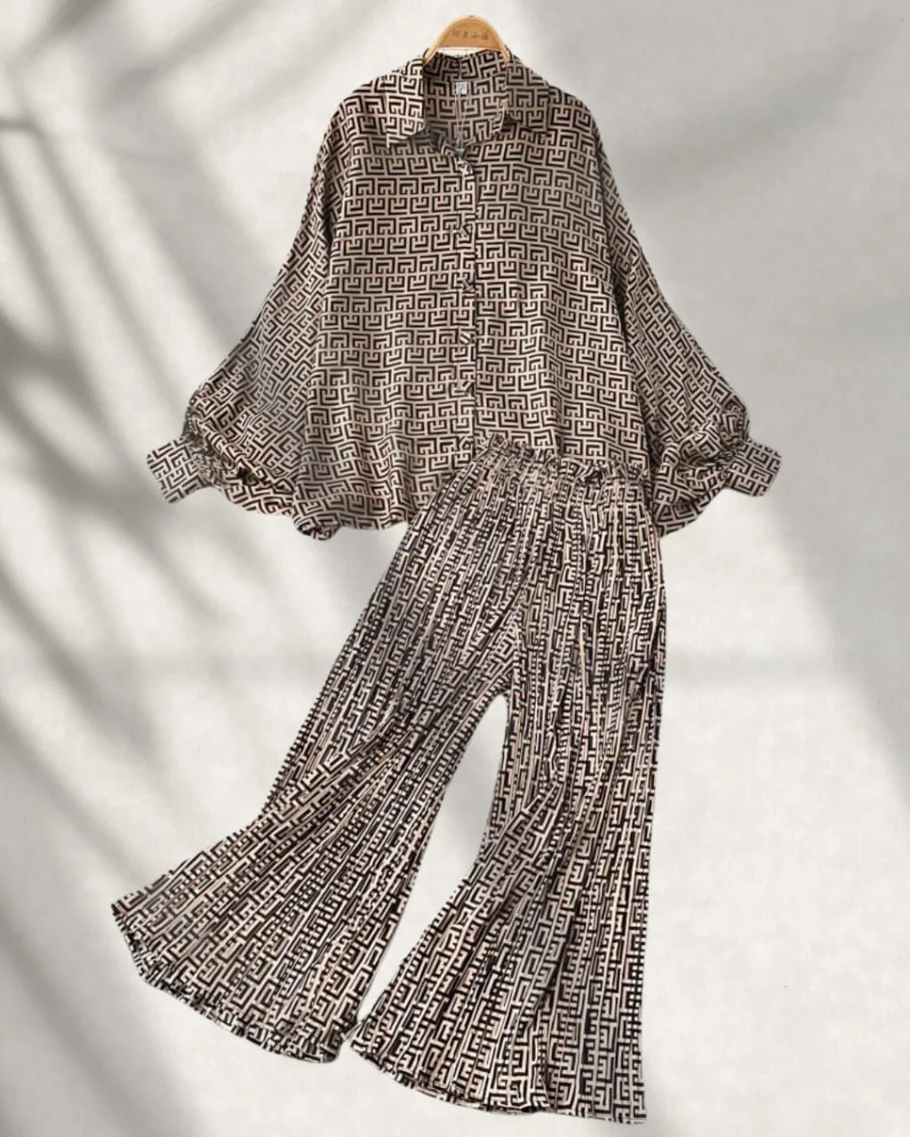 Pleated satin set - Image 7